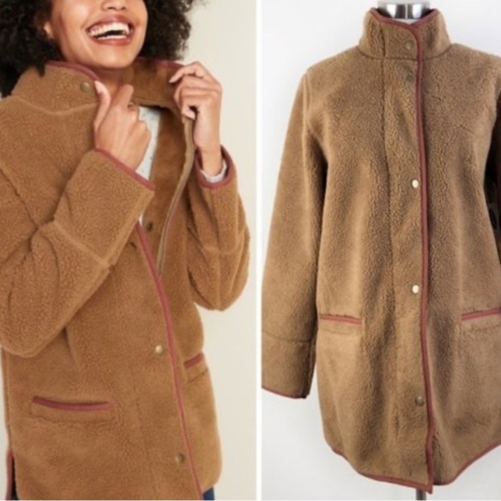 Old Navy Oversized Teddy Coat